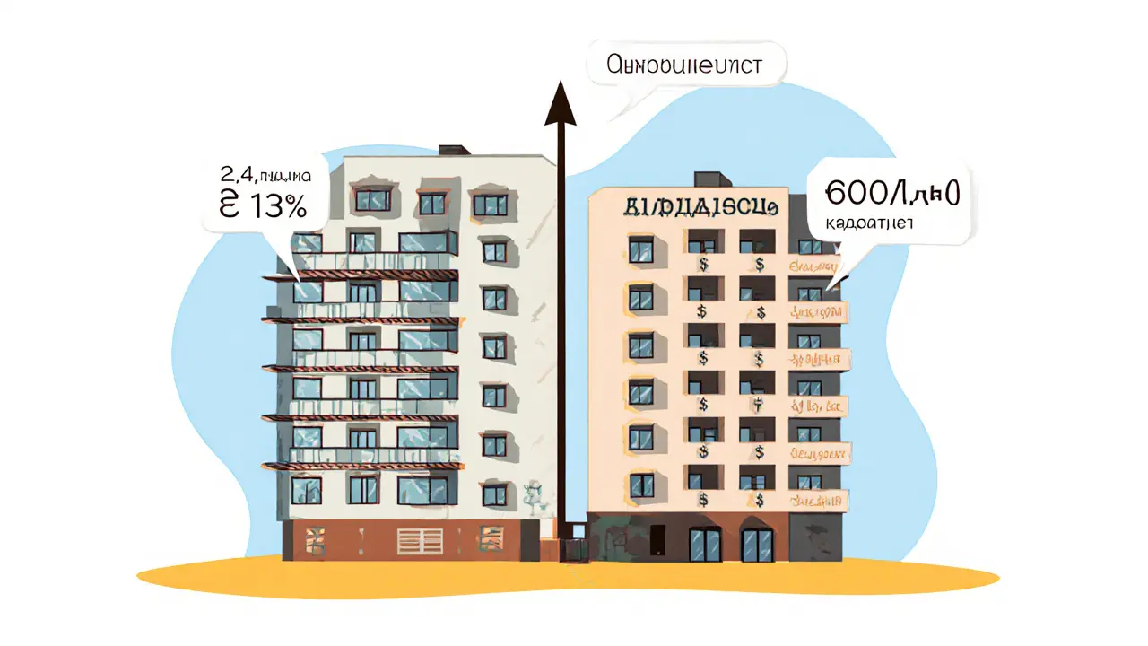 График прогрессивного налогообложения с разделением доходов на две ставки.
