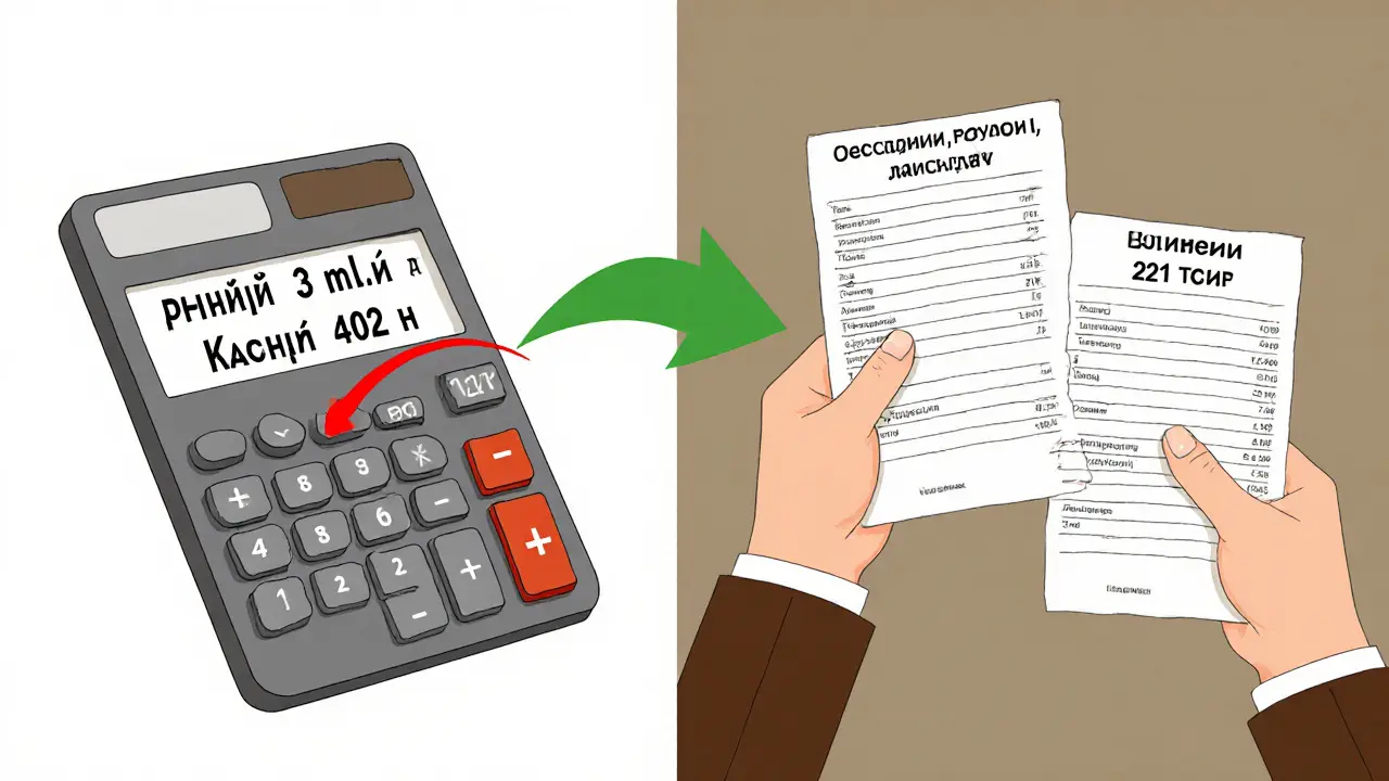 Сравнение налогов при продаже квартиры: с вычетом 1 млн и с подтверждёнными расходами на ремонт.