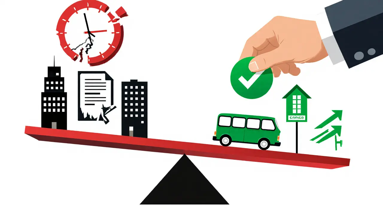 Весы рисков и выгод при покупке квартиры на этапе строительства