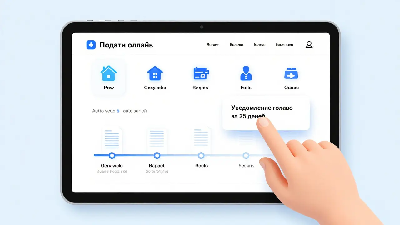 Цифровой интерфейс налоговой службы с автоматической проверкой расходов и быстрым получением уведомления.