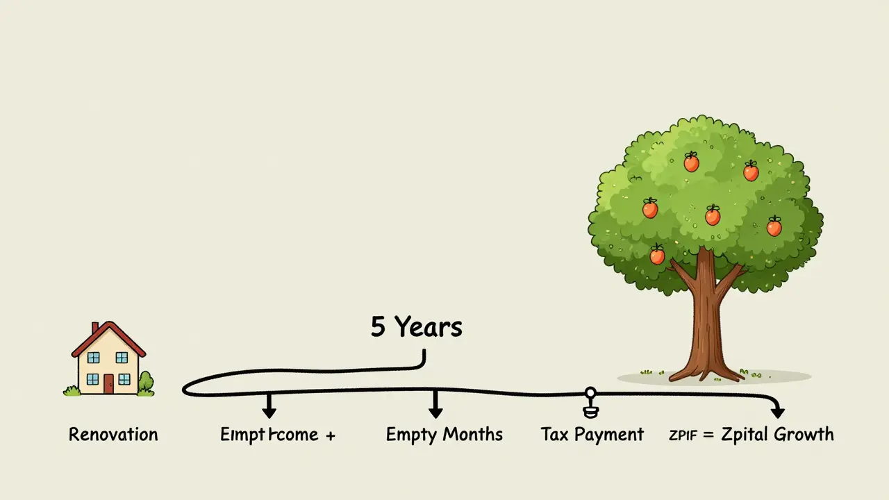 Дорога долгосрочных инвестиций в недвижимость с ключевыми этапами и альтернативой ZPIF