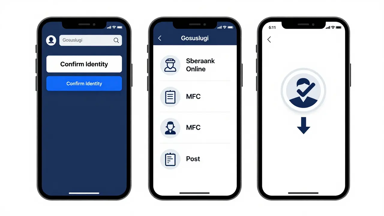 Пошаговая проверка учетной записи на Госуслугах через Сбербанк, МФЦ и почту.