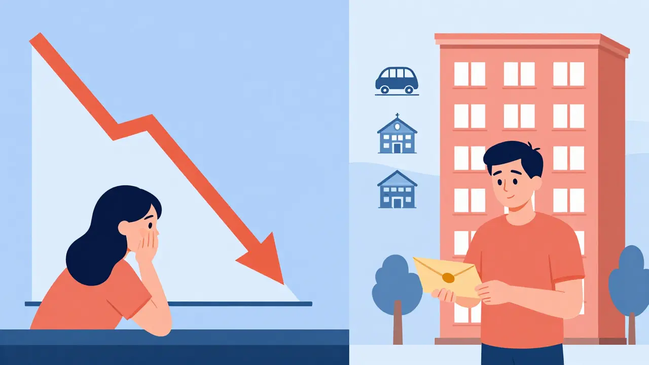 Сравнение: падающие сбережения в банке и стабильный доход от сдачи квартиры с инфраструктурой.