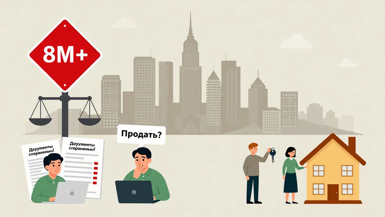 Семьи в Москве: одни продают квартиру, другие сдают в аренду, чтобы избежать высокого налога 2025 года.