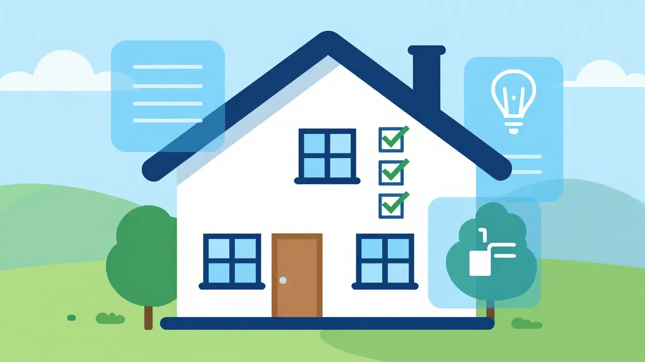 Дом с проверенными коммуникациями и электронной обработкой.