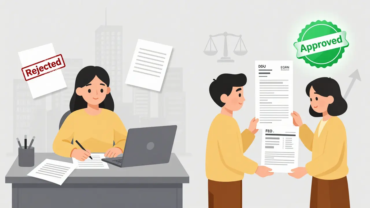 Сравнение отказа и одобрения: до и после правильной проверки документов для использования материнского капитала.