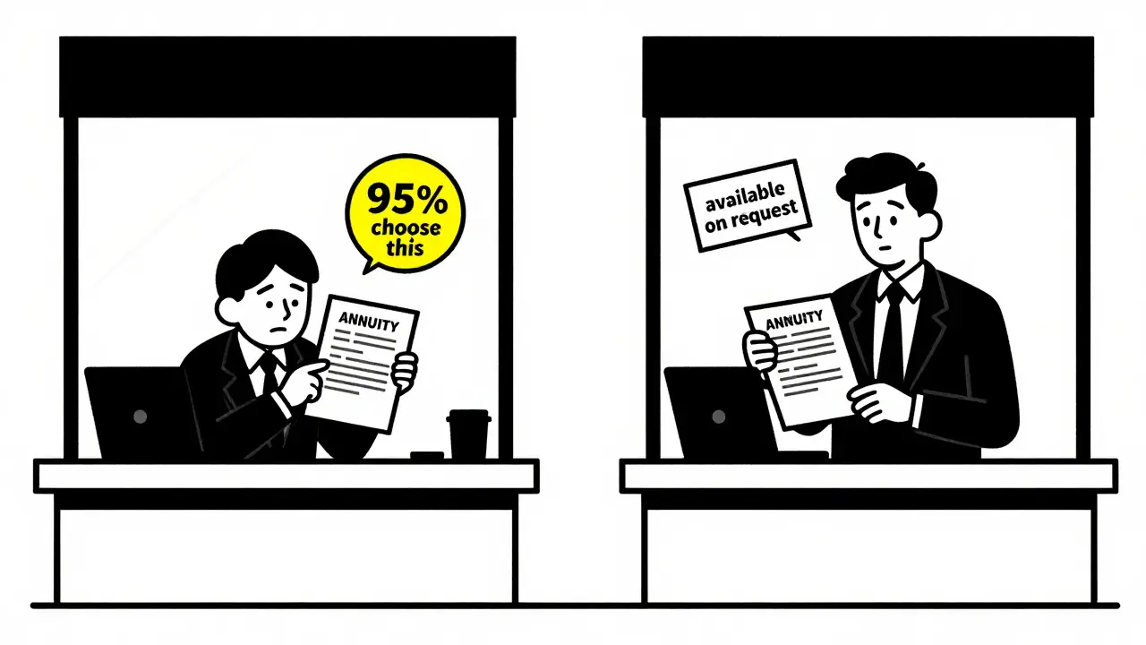 Банковская стойка: один клиент получает аннуитет, другой — запрашивает дифференцированный платёж
